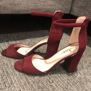👠Burgundy heels👠